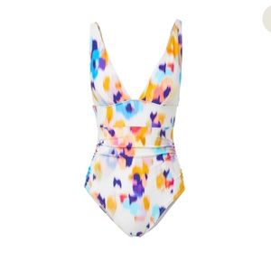 NWT one  piece floral bath suit